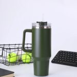 Extra Large Insulated Travel Mug, Tumbler (1200ML - 1 Pc / Mix Color) - Image 5