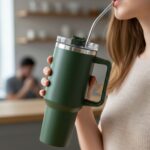 Extra Large Insulated Travel Mug, Tumbler (1200ML - 1 Pc / Mix Color) - Image 3