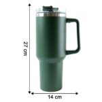 Extra Large Insulated Travel Mug, Tumbler (1200ML - 1 Pc / Mix Color) - Image 6