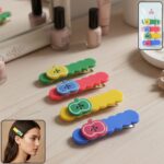 Cute Apple Design Hair Clip Set for Girls