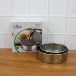 Stainless Steel Fine Mesh Atta Chalni Sieve Set (2 Pc Set) - Image 8