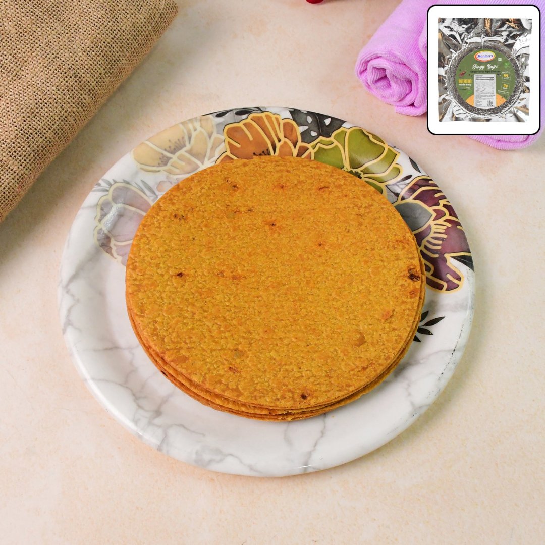 Maniarr's Gingy Bajri Khakhra Wheat Chips 180gm