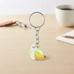 Cute Banana Shape Cartoon Keychain (1 Pc) - Image 4