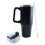 890 ML Large Capacity Insulated Travel Mug / Tumbler Black color (1 Pc) - Image 5