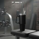 890 ML Large Capacity Insulated Travel Mug / Tumbler Black color (1 Pc) - Image 3