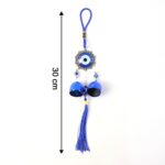Decorative Evil Eye Hanging Wind Chime Set (2 Pc Set) - Image 7