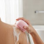 Silicone Massage Bath Body Brush with Built-In Soap Dispenser (1 Pc) - Image 4