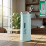 Leak Proof Glass Water Bottle with Secure Lid