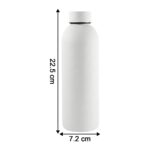 Stainless Steel Double Wall Vacuum-Insulated Drink Water (White / 500 ML Approx) - Image 6