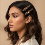 Elegant Bow Design Decorative Hair Clips Set (4 Pc) - Image 4