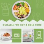 Vegnar Disposable Food Serving Bowl Set of 10 Pieces 360 ML Capacity - Image 7