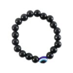 Elegant Dual-Tone Crystal Beaded Stretch Bracelet (1 Pc) - Image 5