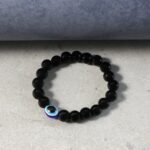 Elegant Dual-Tone Crystal Beaded Stretch Bracelet (1 Pc) - Image 7