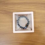 Elegant Dual-Tone Crystal Beaded Stretch Bracelet (1 Pc) - Image 8