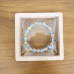 Elegant Dual-Tone Crystal Beaded Stretch Bracelet (1 Pc) - Image 8