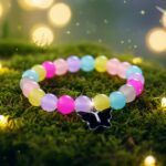 Premium Multicolor Pastel Bead Stretch Bracelet (1 Pc) - Image 4
