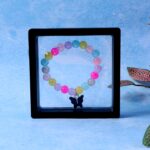 Premium Multicolor Pastel Bead Stretch Bracelet (1 Pc) - Image 3