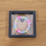 Premium Multicolor Pastel Bead Stretch Bracelet (1 Pc) - Image 7