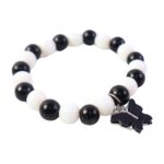 Elegant Black and White Fancy Bracelet (1 Pc) - Image 5
