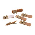 Elegant Bow Design Premium Fashion Hair Clips (6 Pc) - Image 5