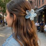 Elegant Floral Design Hair Clip (1 Piece, Mix Color) - Image 3