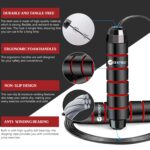 High-Speed Skipping Rope with Foam Padded Handles (1 Pc) - Image 3