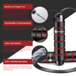 High-Speed Skipping Rope with Foam Padded Handles (1 Pc) - Image 8