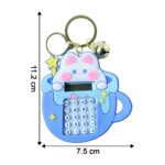 Cute Cartoon Bunny Calculator Keychain with Mini Digital Display (1 Pc) - Image 6