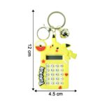 Cute Yellow Cartoon Character Calculator Keychain with Mini Digital Display (1 Pc) - Image 6