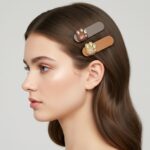 Cute Bunny Face Decorative Hair Clips Set (4 Pc) - Image 4