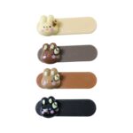 Cute Bunny Face Decorative Hair Clips Set (4 Pc) - Image 5