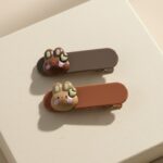 Cute Bunny Face Decorative Hair Clips Set (4 Pc) - Image 7