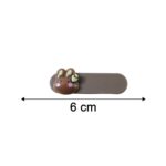 Cute Bunny Face Decorative Hair Clips Set (4 Pc) - Image 6