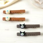 Cute Character Decorative Hair Clip Set (4 Pc) - Image 7