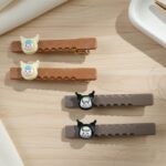 Cute Character Decorative Hair Clip Set (4 Pc) - Image 8
