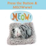 Soft Plush Cute Closed-Eye Cat Car Dashboard Showpiece Toy (1 Pc) - Image 8