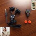 Cute Cartoon Style Wired In-Ear Earphones (1 Set)