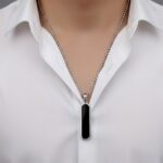 Minimalist Bar Pendant Necklace with Chain (1 Pc) - Image 4