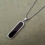 Minimalist Bar Pendant Necklace with Chain (1 Pc) - Image 3