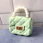 Elegant Quilted Mini Handheld & Sling Fashion Handbag (1 PC) - Image 6
