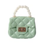 Elegant Quilted Mini Handheld & Sling Fashion Handbag (1 PC) - Image 5