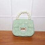 Elegant Quilted Mini Handheld & Sling Fashion Handbag (1 PC) - Image 10