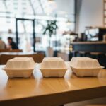 Vegnar Premium Bagasse Clamshell Food Box (10 Pc, 9x6 Inch) - Image 8