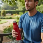 Stainless Steel Water Bottle Red Color (1000 ml, 1 Pc) - Image 4