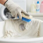 Heavy Duty Wooden Handle Hard Bristle Cleaning Scrub Brush (1 Pc) - Image 4