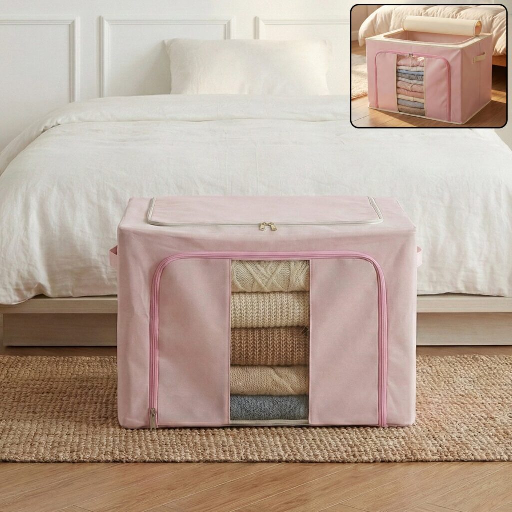 Foldable Fabric Clothes Storage Organizer Box