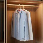 Multipurpose Anti-Slip Plastic Clothes Hanger with Fragrance Holder (1 Pc) - Image 3