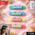 Colorful Good Design Hair Clips (4 Pc) - Image 2