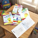 Kids Educational Colouring Book Set (40 Pieces Set) - Image 3