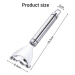 Stainless Steel Fruit & Vegetable Peeler with Serrated Blade (1 Pc) - Image 6